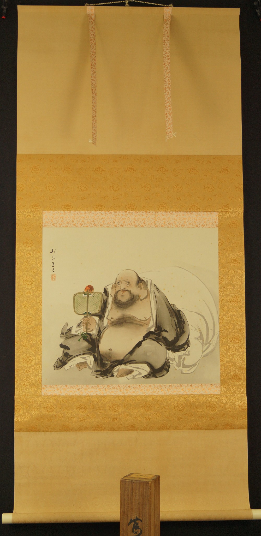 Kakemono Hotei Gesamtansicht Rollbild