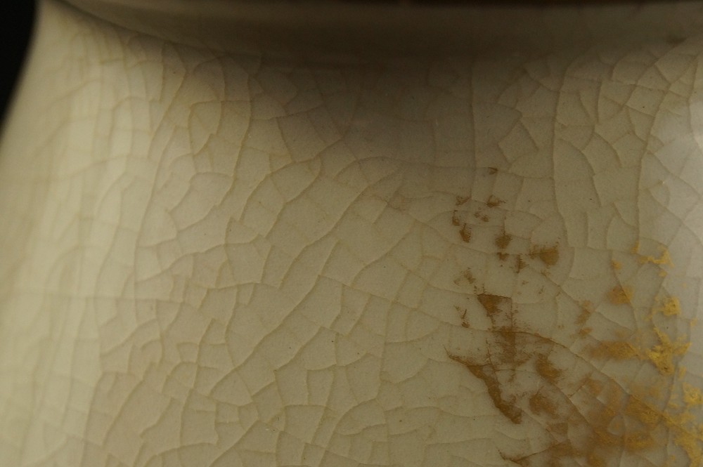 Plum Blossom Vase Glaze Close-Up
