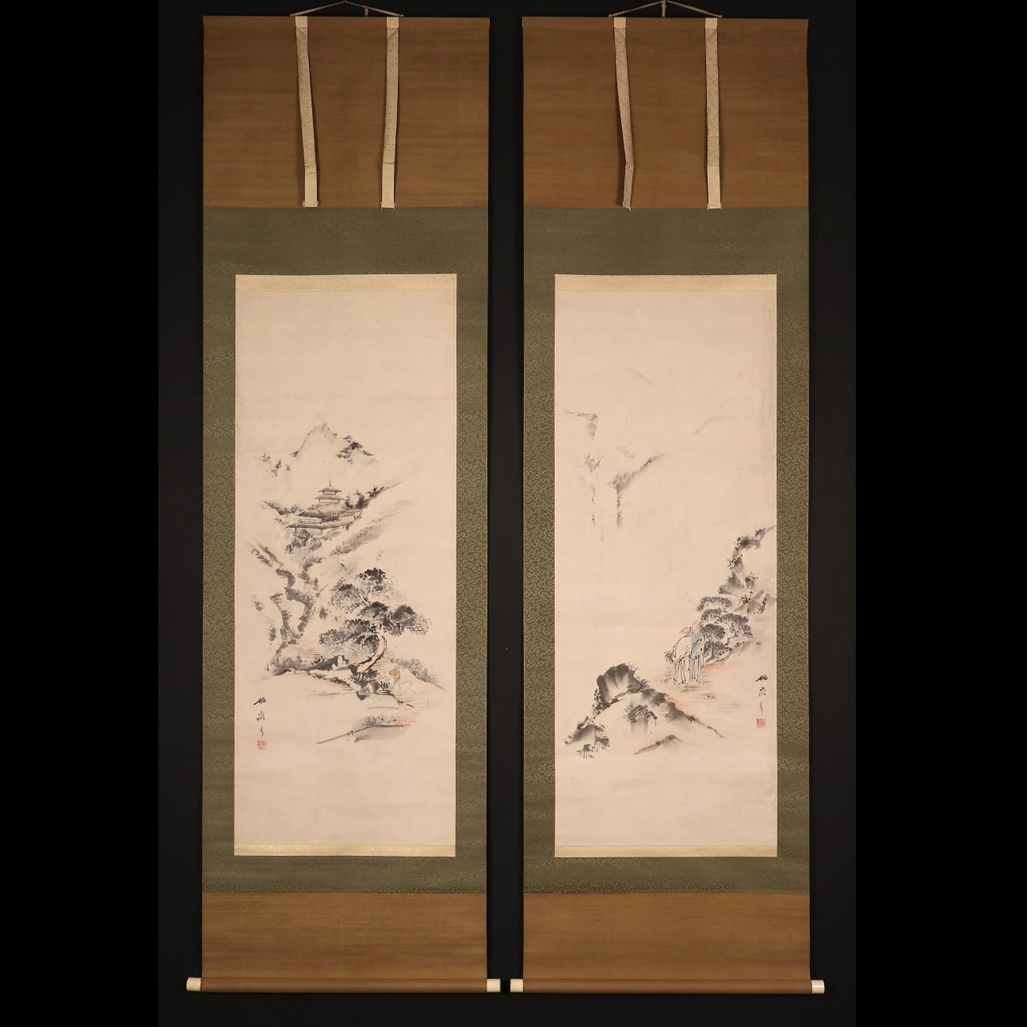Landschaft von Hijikata Torej Set Gesamtansicht Rollbilder