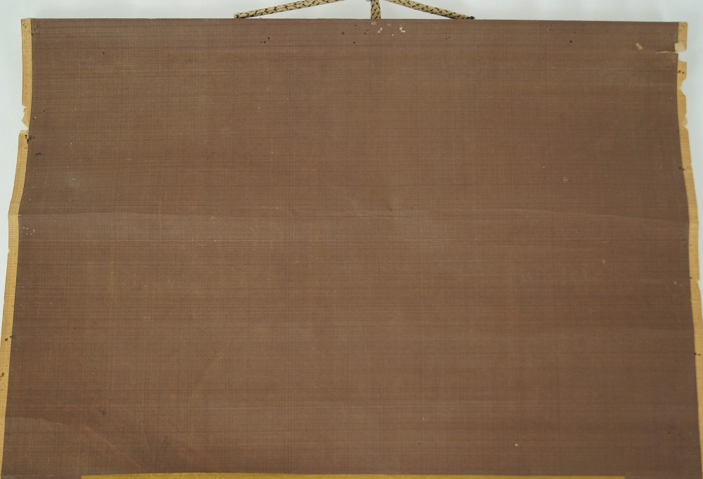 Kakemono Bambus Montierungsdetail