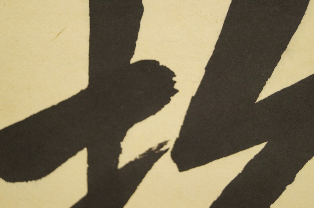 Calligraphy Brushwork Close-Up