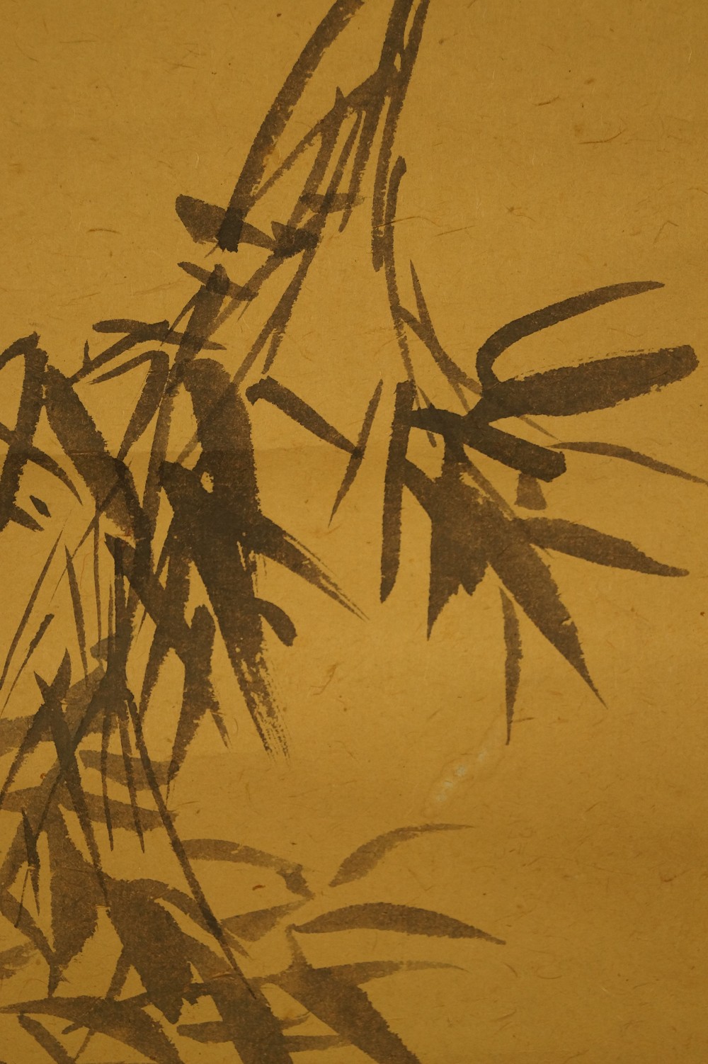 Puppy Under Bamboo Bamboo Motif Close-Up 2