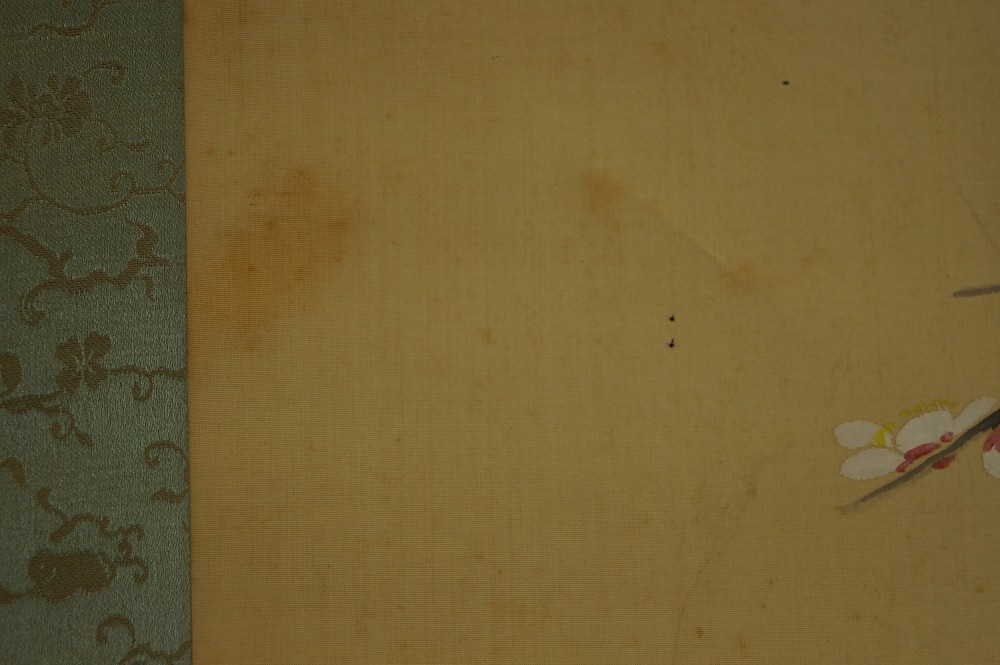 Vogel und Pflaumenblueten von Hiroshi Matsuda Montierungsdetail 2