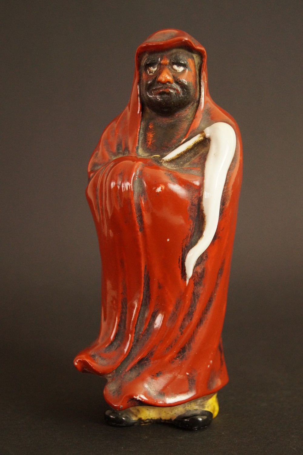 Bodhidharma Daruma Kutani-Figur Frontalansicht