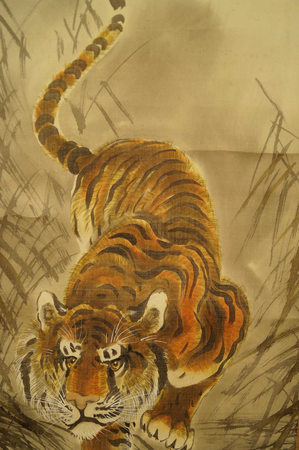 Tiger Kakemono Tigermotiv Nahaufnahme 1