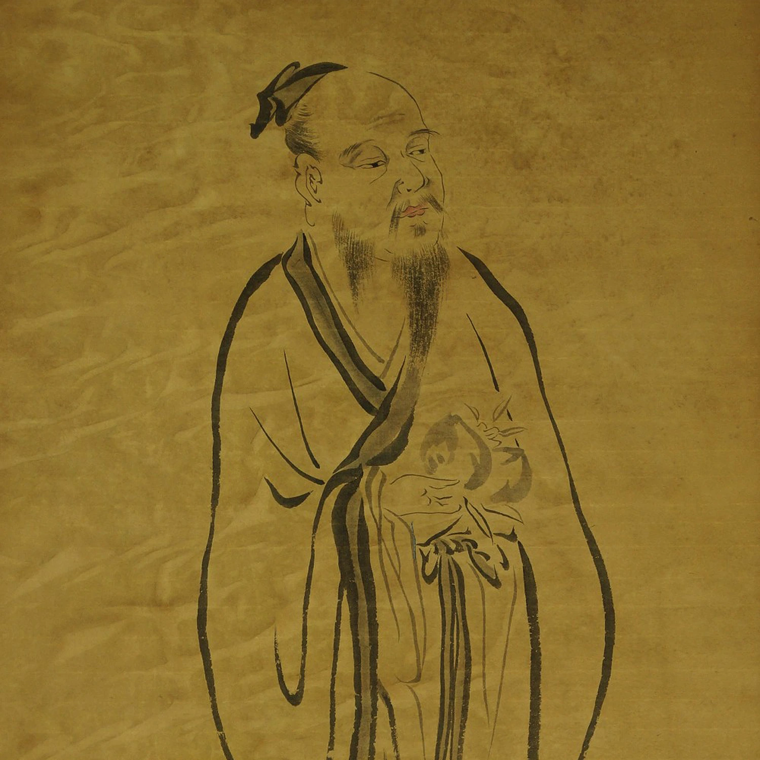 Moench Kakemono Motiv Nahaufnahme Vorschau