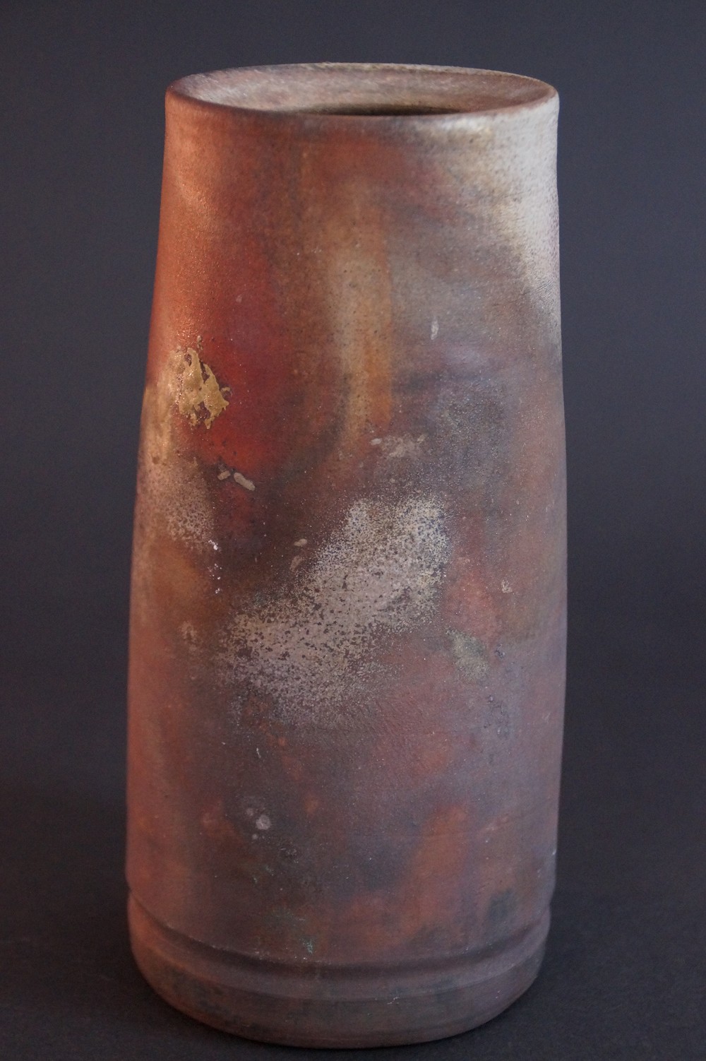 Vaso di Bizen di Toho vista laterale 2