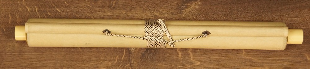 Calligraphy Spring Wind Hanging Scroll Rolled Up