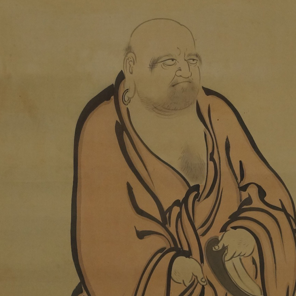 Bodhidharma Motiv Nahaufnahme Vorschau