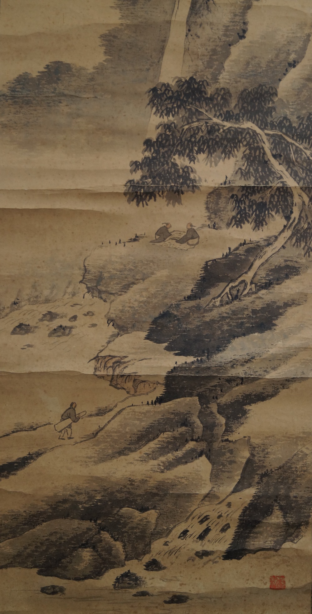 Landschaft Gelehrten-Motiv Nahaufnahme