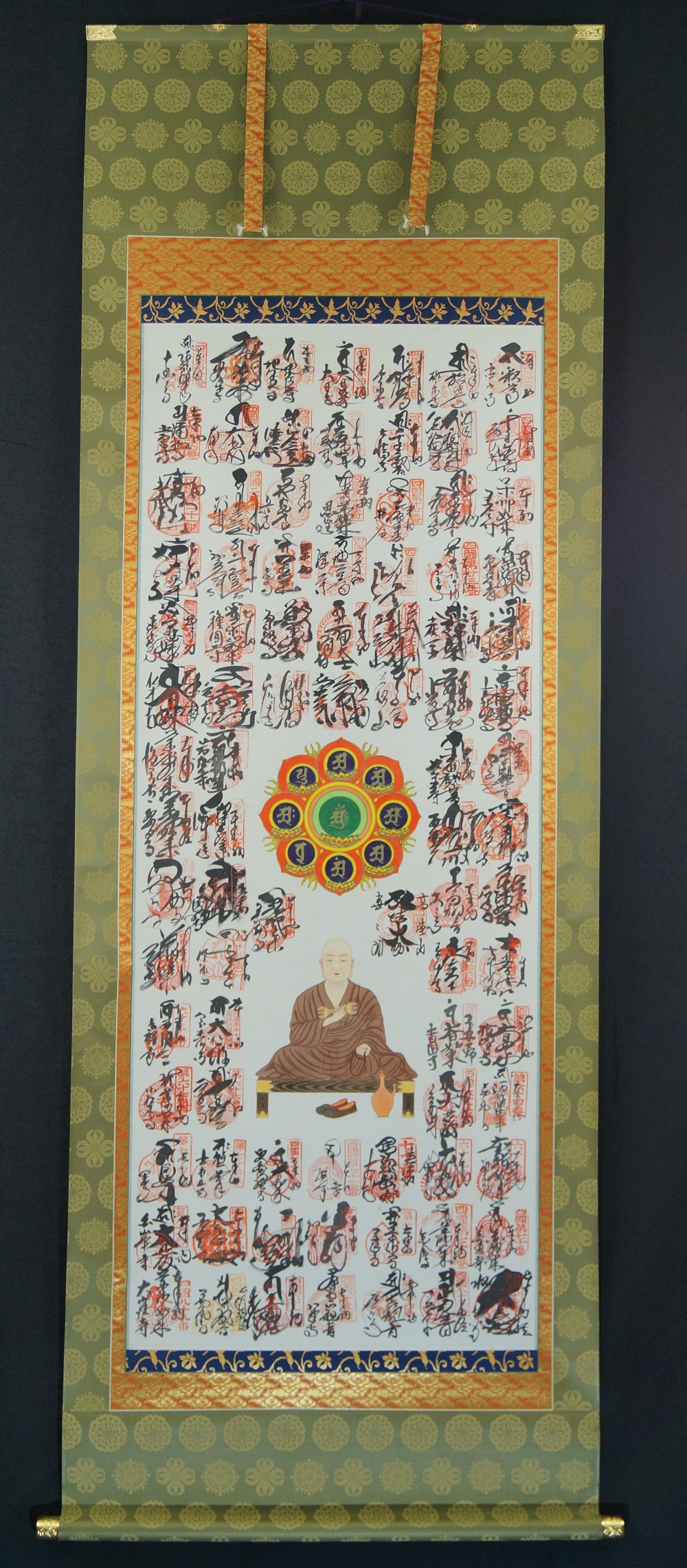 88 Tempel Saigoku Gesamtansicht Rollbild