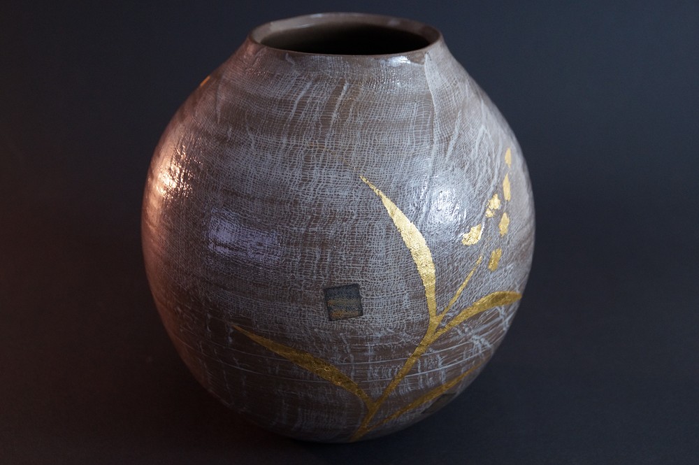 Kyo Vase von Mazafumi Fujihara Seitenansicht 3