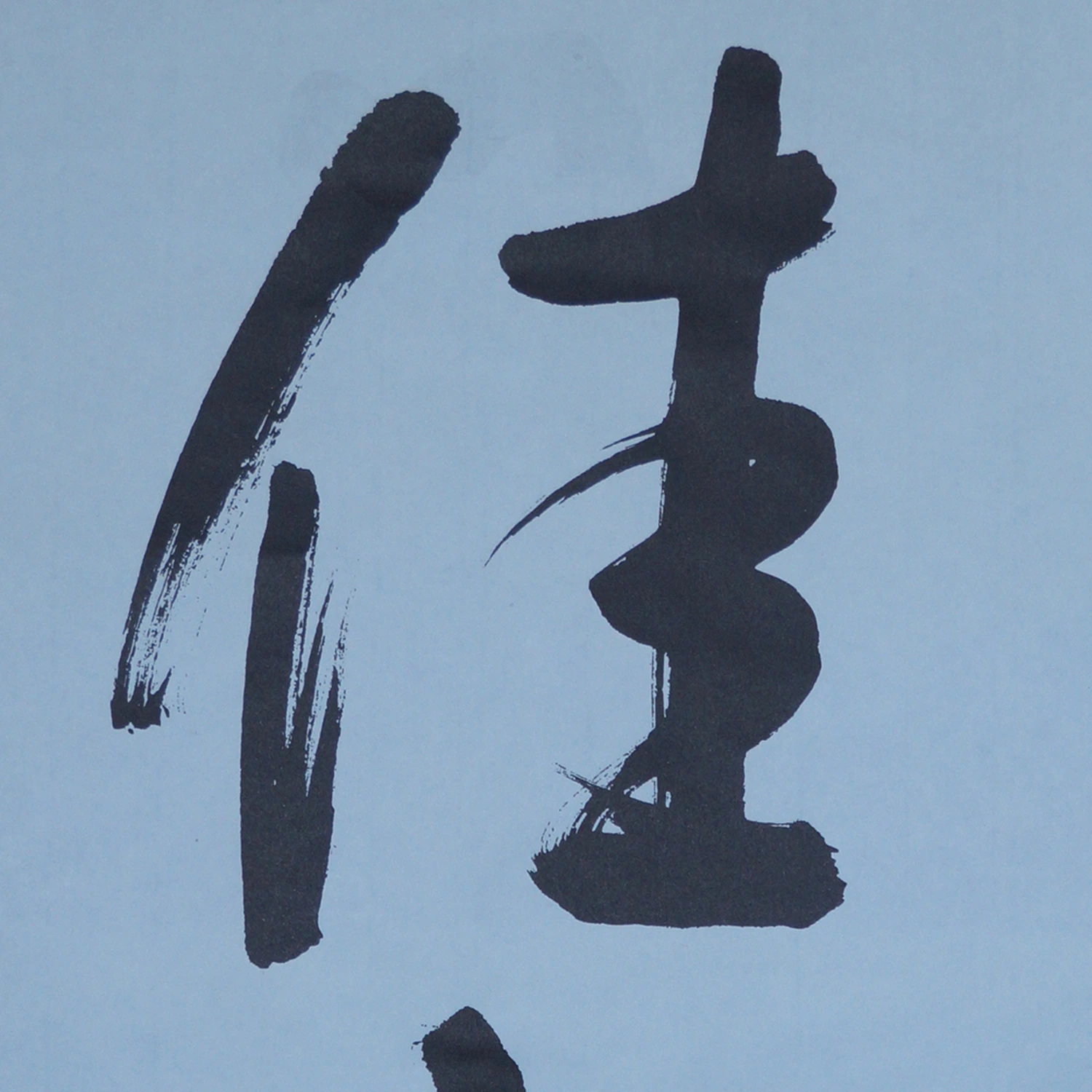 Kakemono Kalligrafie Nahaufnahme Vorschau