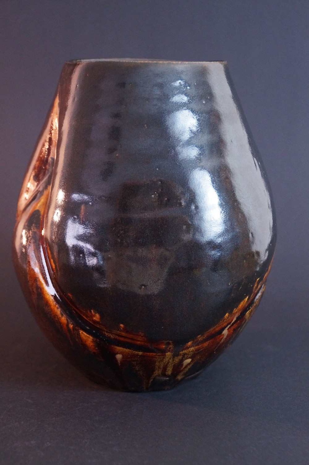 Vase Seto par Shunrei Kato vue arrière