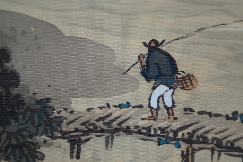 Paysage motif du pêcheur gros plan 2