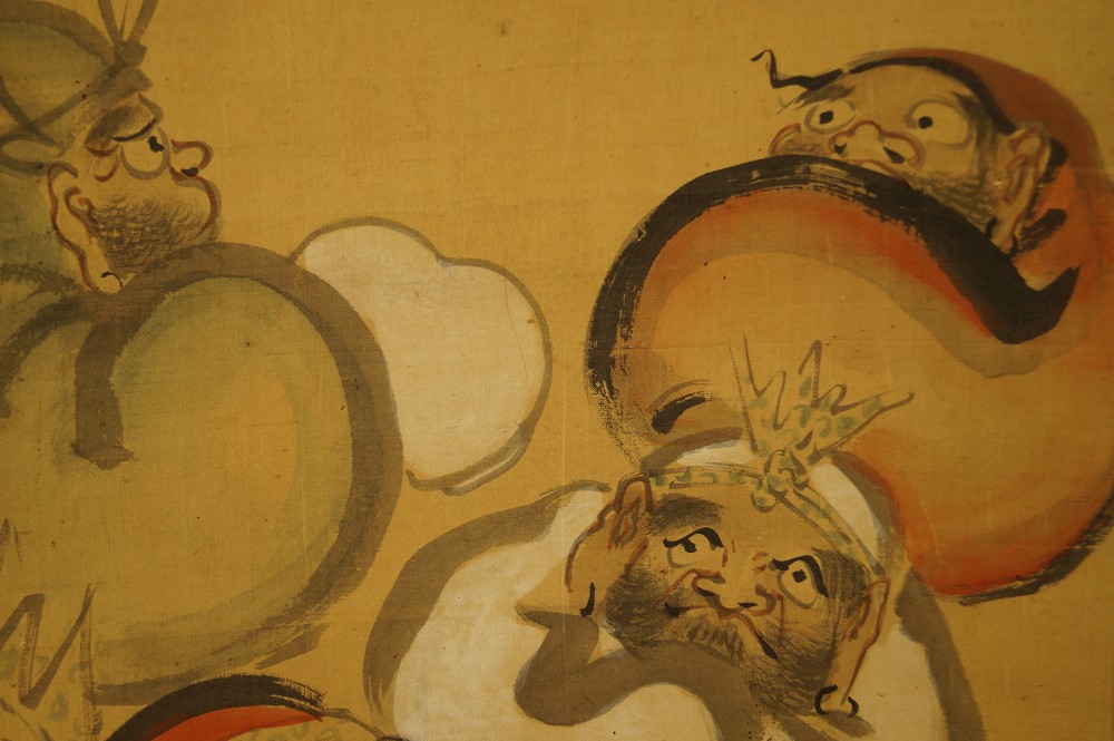 Bodhidharma Daruma Motiv Nahaufnahme 3