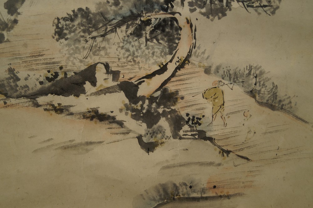 Landschaft von Hijikata Torej Rollbild 1 Motiv Nahaufnahme 2