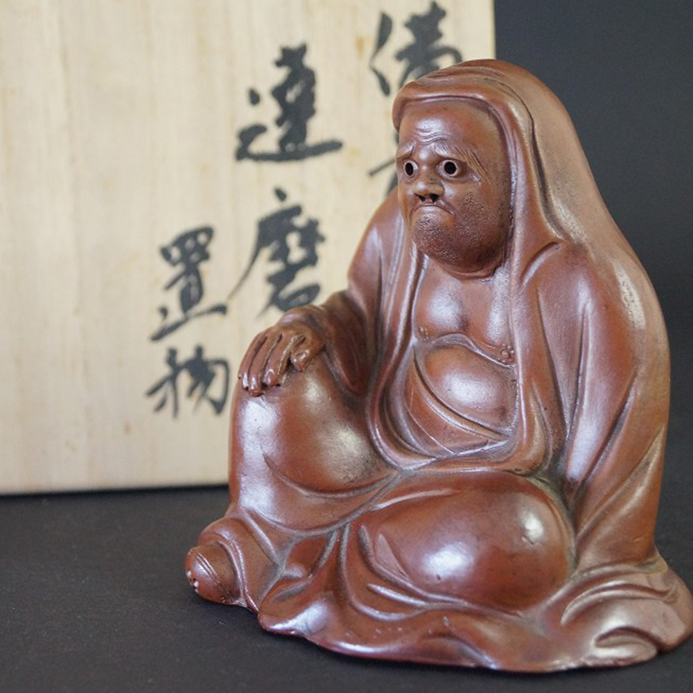 Bodhidharma Figur Motiv Nahaufnahme Vorschau