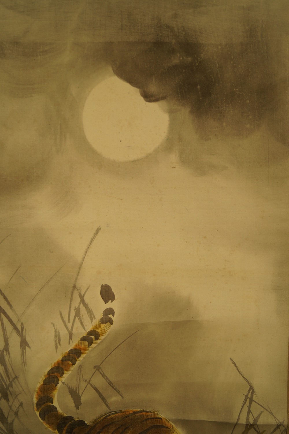 Tiger Kakemono Mond-Motiv Nahaufnahme 1