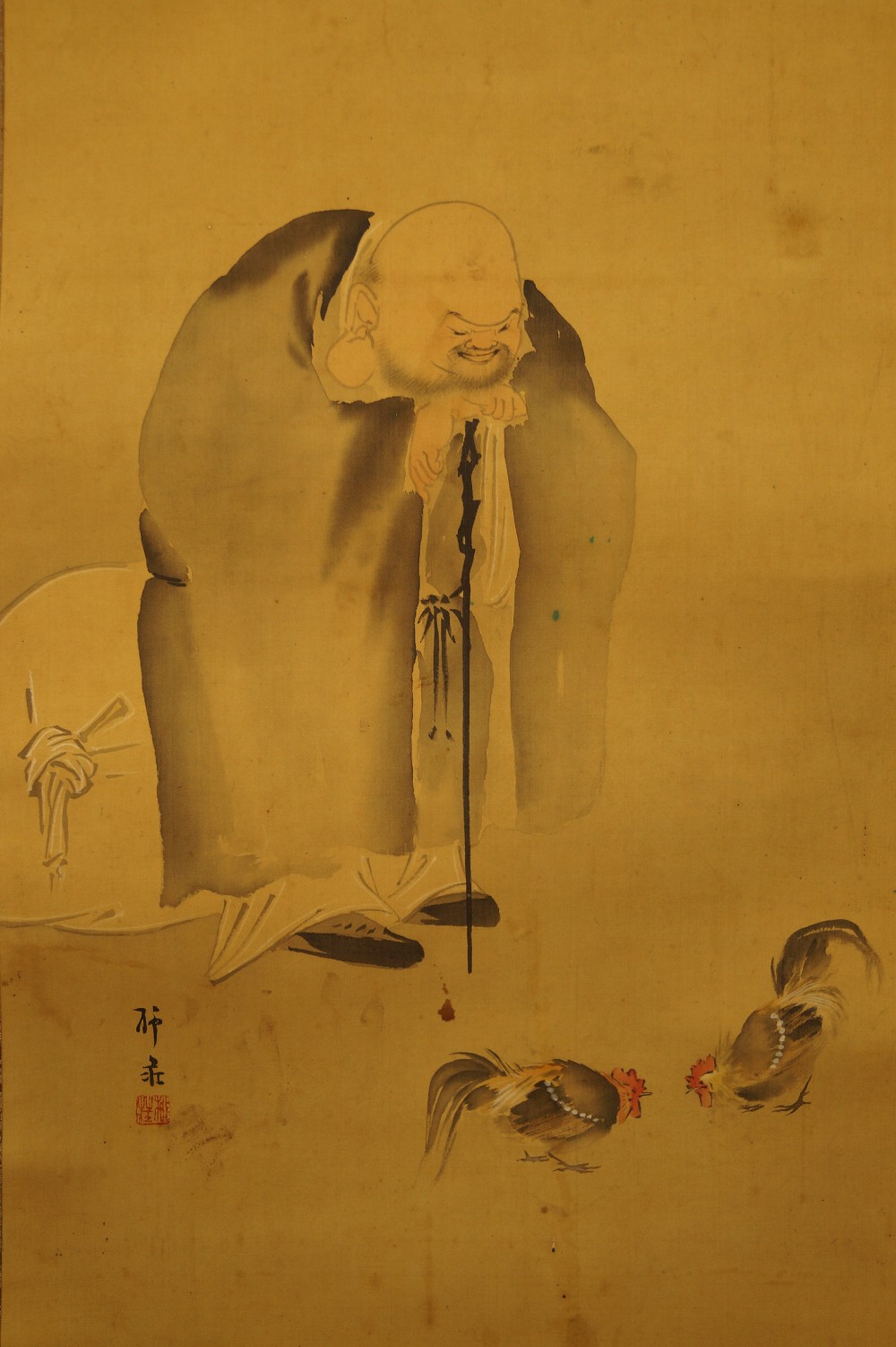 Hotei Kakemono Hotei Motiv Nahaufnahme 1