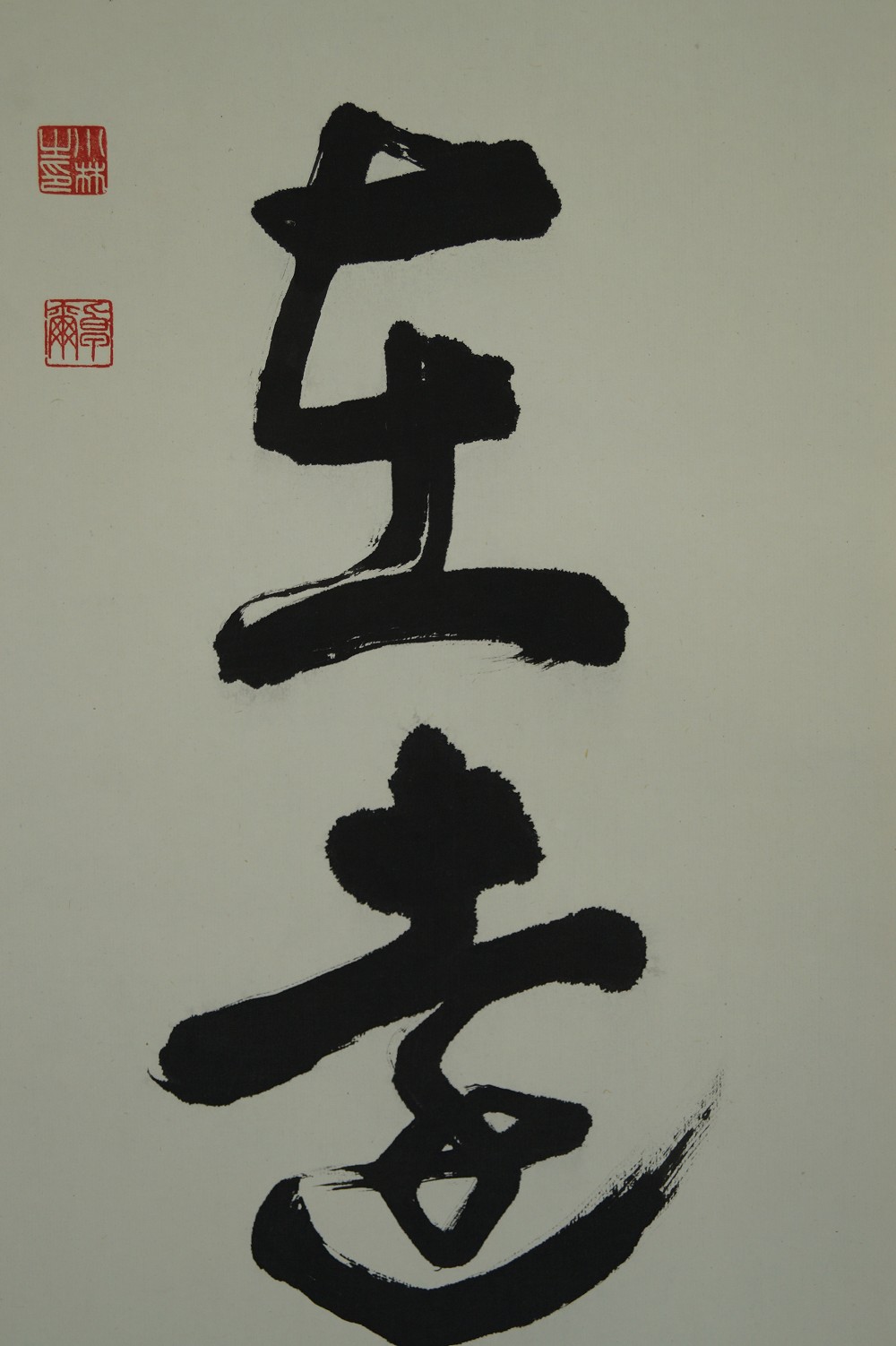 Calligraphy Hanging Scroll Kakemono Calligraphy Close-Up 3