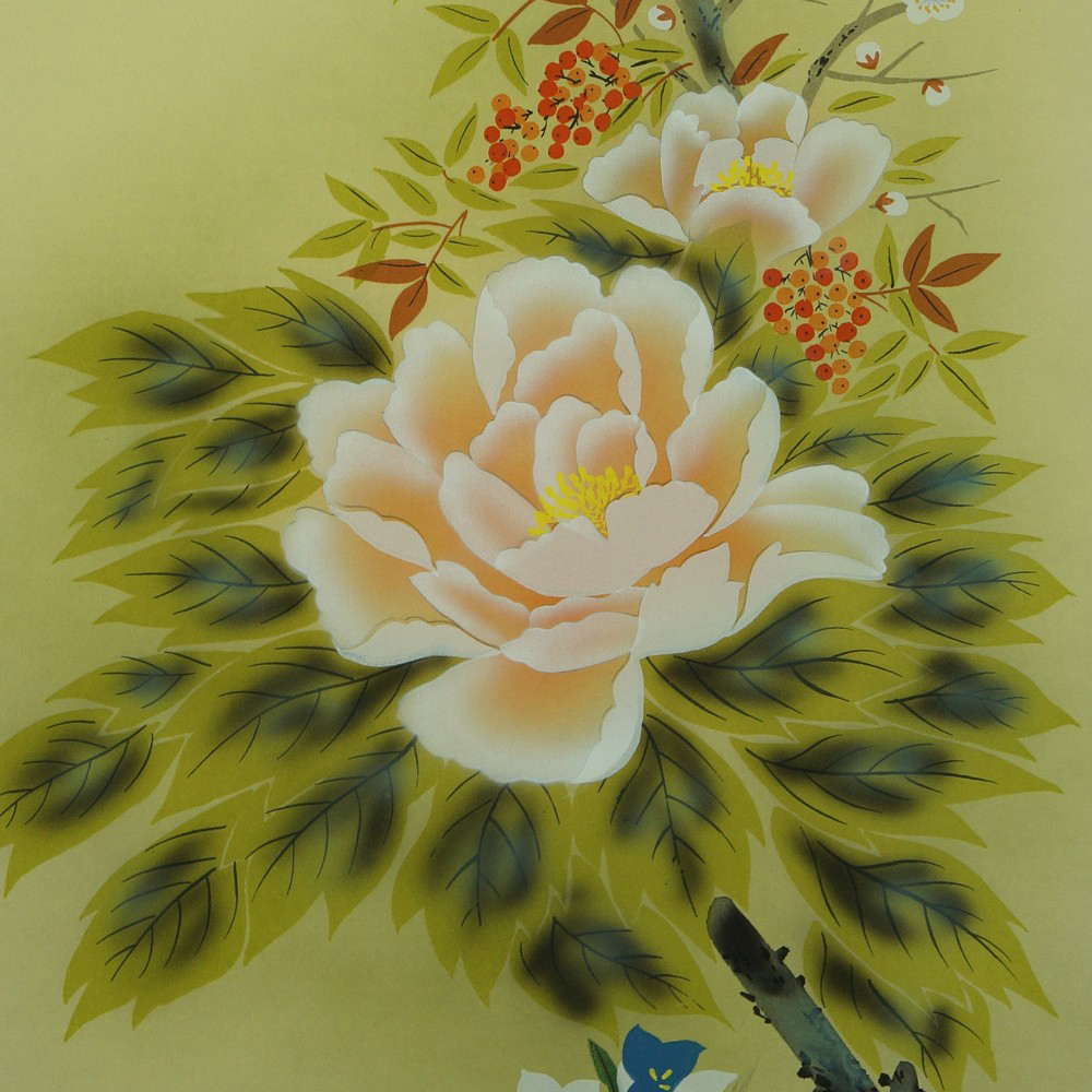 Blumen Rollbild Motiv Nahaufnahme Vorschau