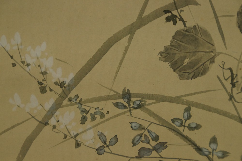 Herbes sous la lune par Shodo motif herbes gros plan 2