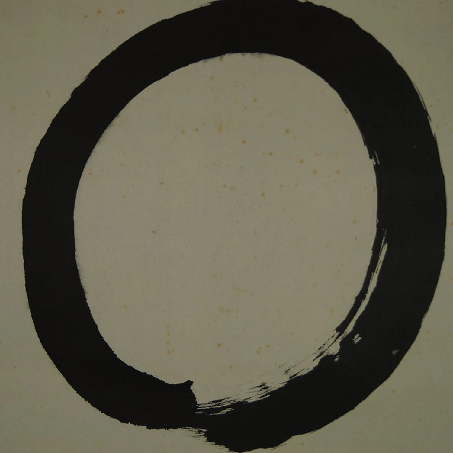 Enso Kalligrafie von Muneyoshi Hazama Motiv Nahaufnahme Vorschau
