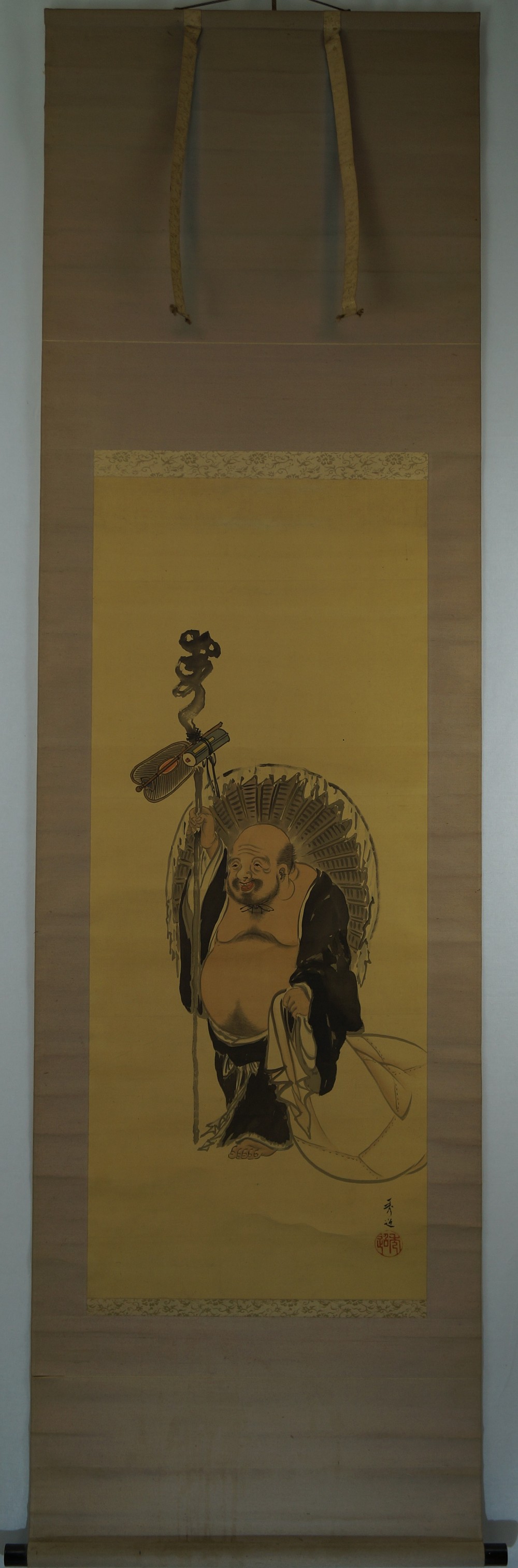 Hotei Rollbild Gesamtansicht Rollbild