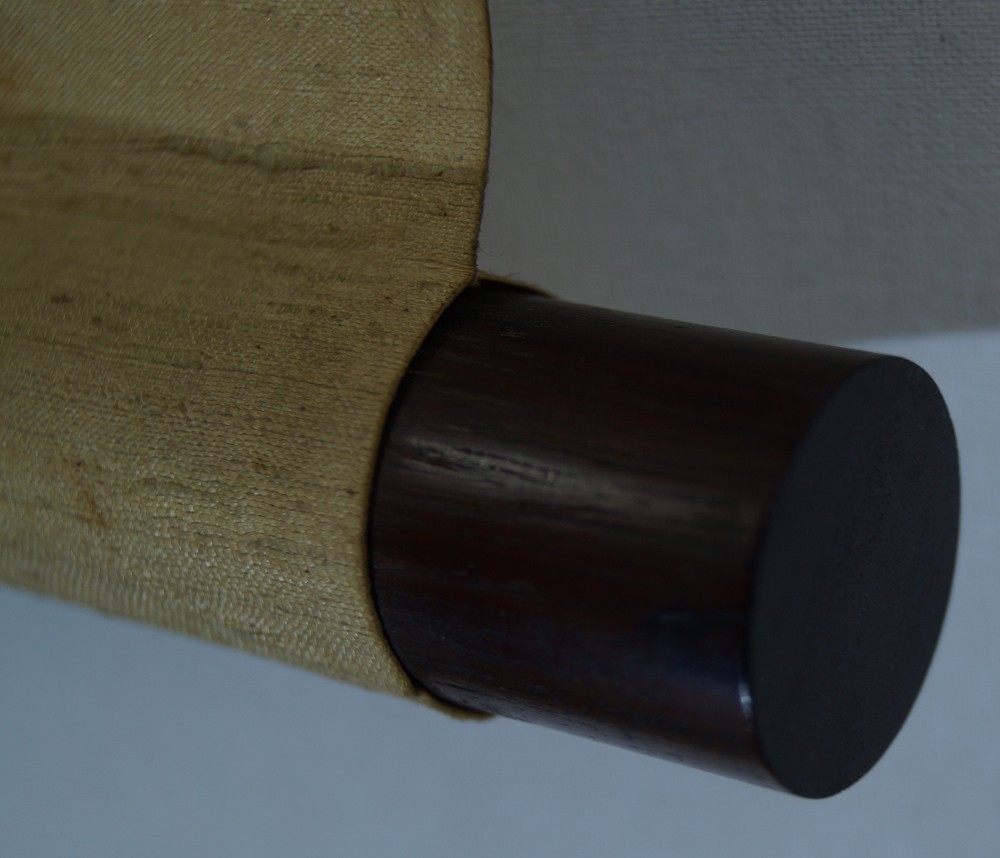 Kakemono Waschbaer Rollendetail