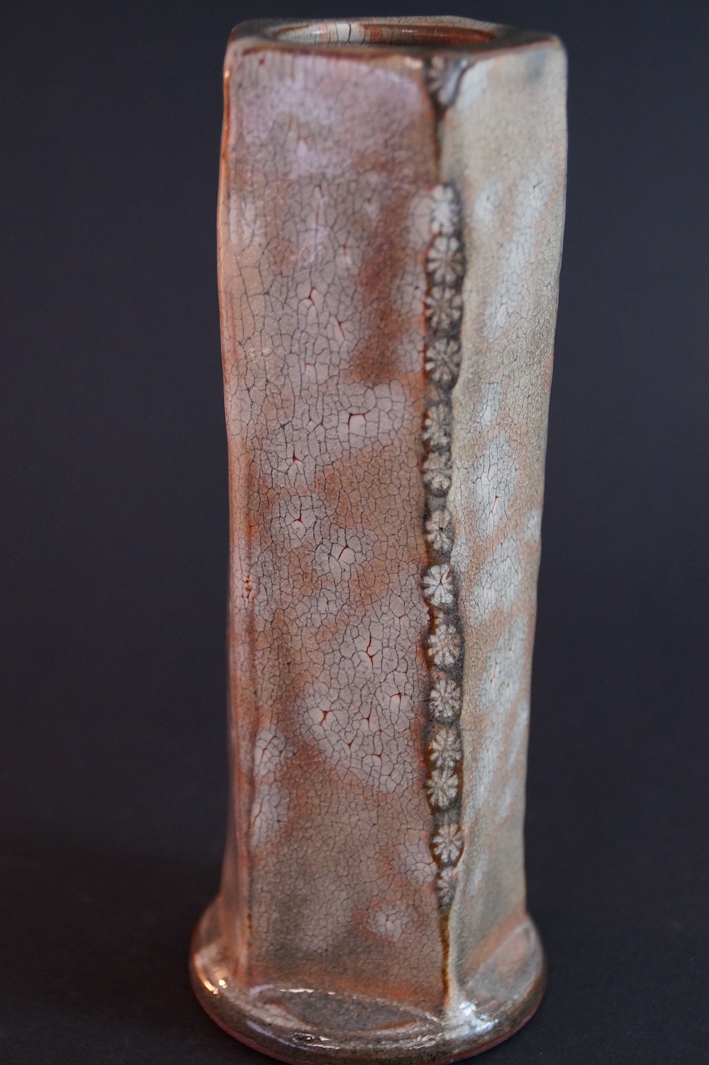 Seto Vase von Hidetoshi Suzuki Seitenansicht 2