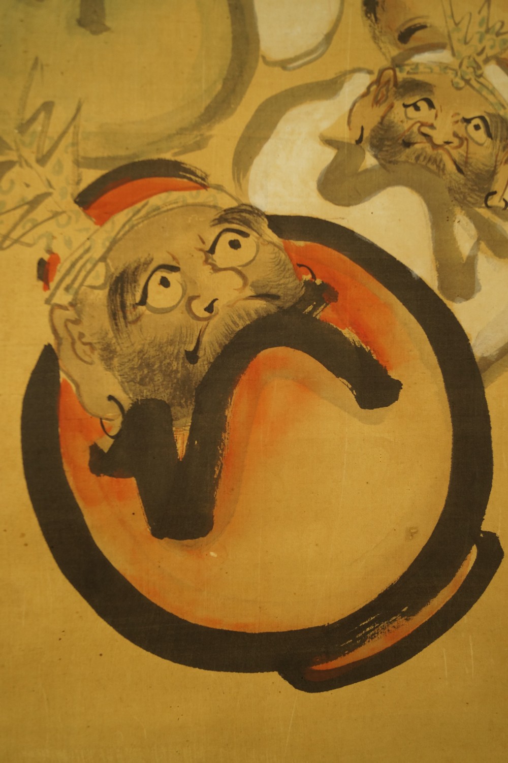 Bodhidharma Daruma Motiv Nahaufnahme 6