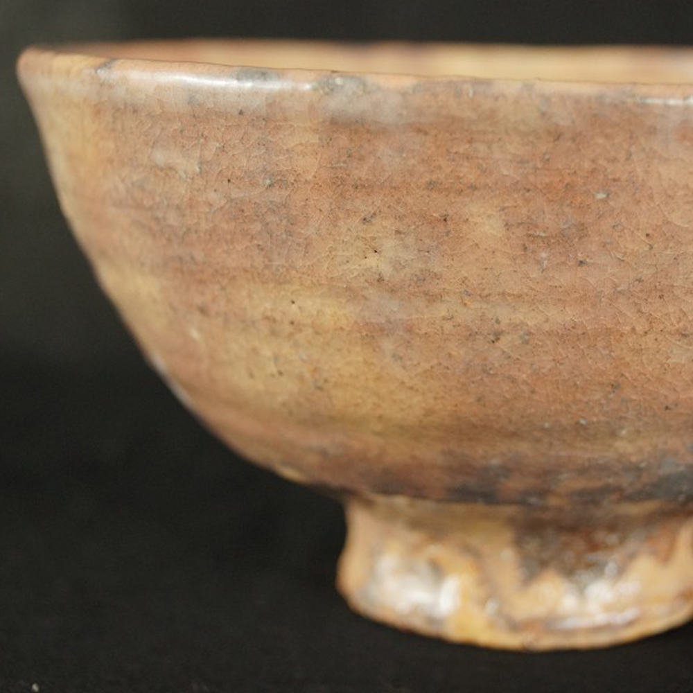 Hagi chawan Zuiho Ono motyw zbliżenie podgląd