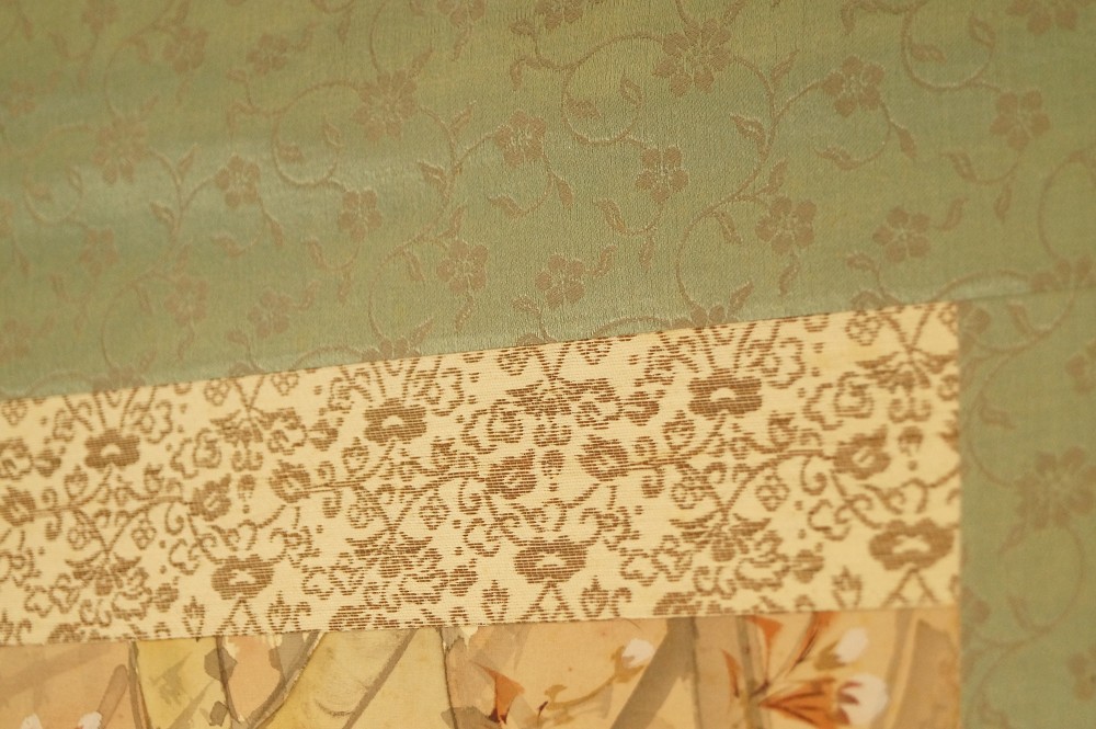 Fasane am Kirschbaum von Mano Kamura Montierungsdetail