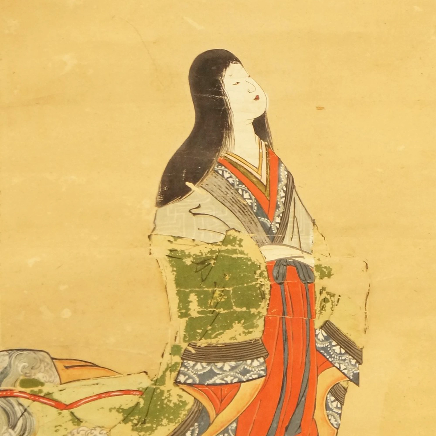 Hoefische Dame der Heian-Zeit Motiv Nahaufnahme Vorschau