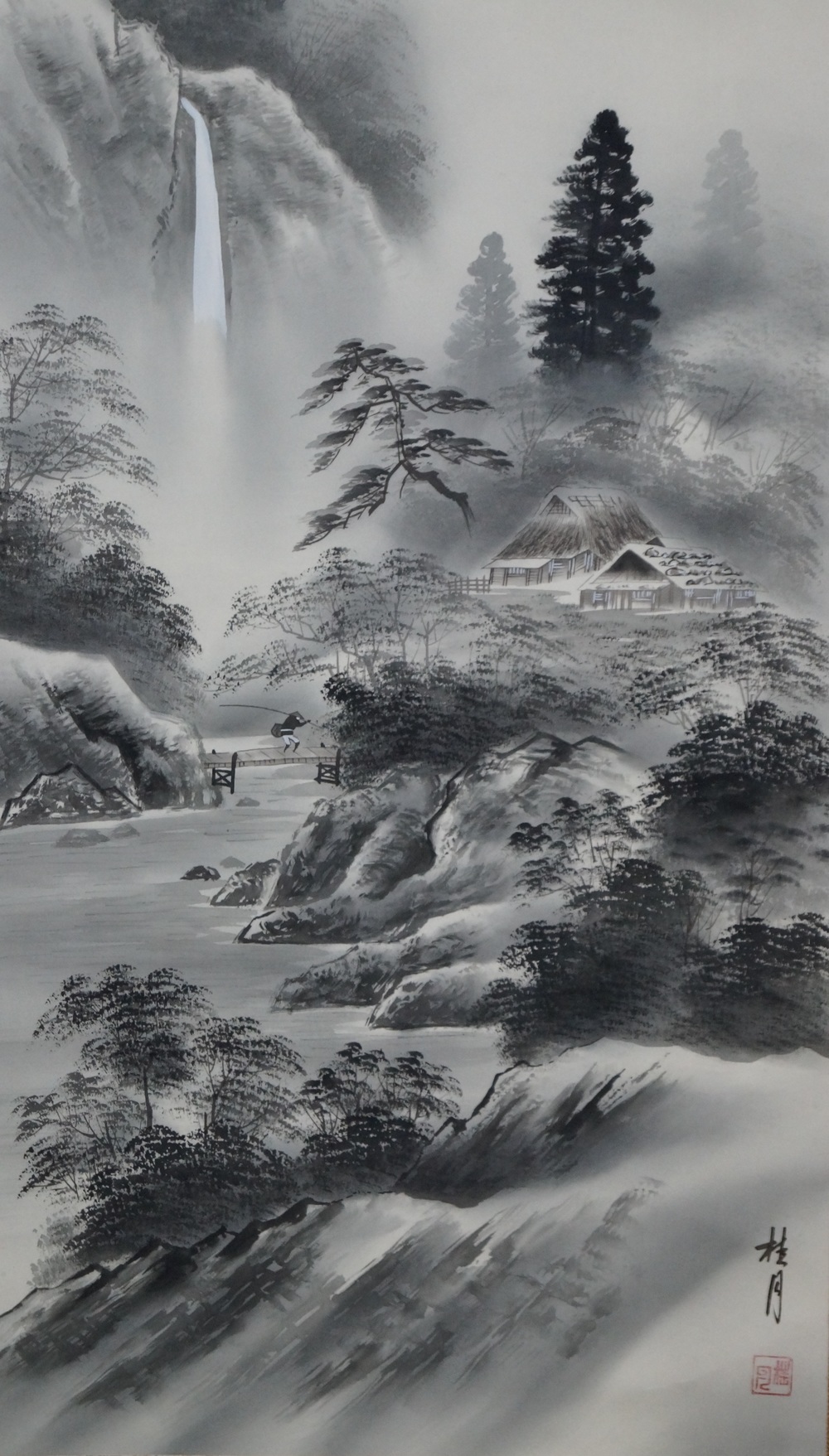 Paisaje neblinoso motivo completo sin montaje 2