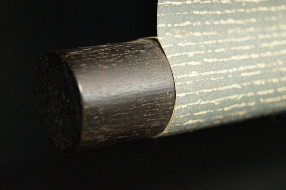 Bodhidharma mit durchdringendem Blick Rollendetail