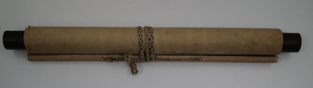 Calligraphy Hanging Scroll Rolled Up