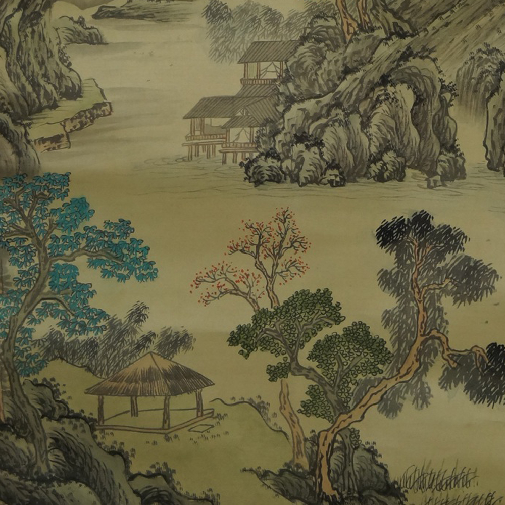 Paysage apercu gros plan motif