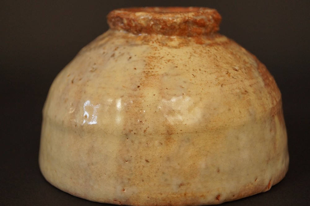 Chawan Hagi autorstwa Hirose Tanga zbliżenie dna 2