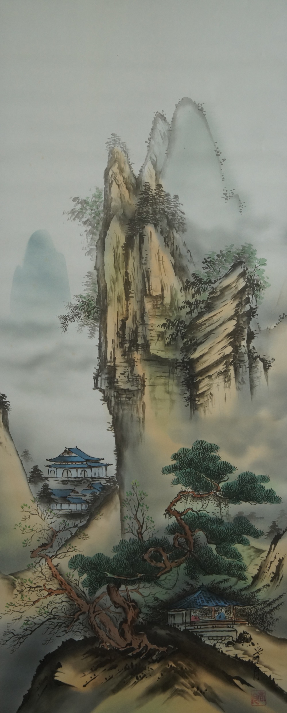 Paysage de montagne Motif complet sans montage