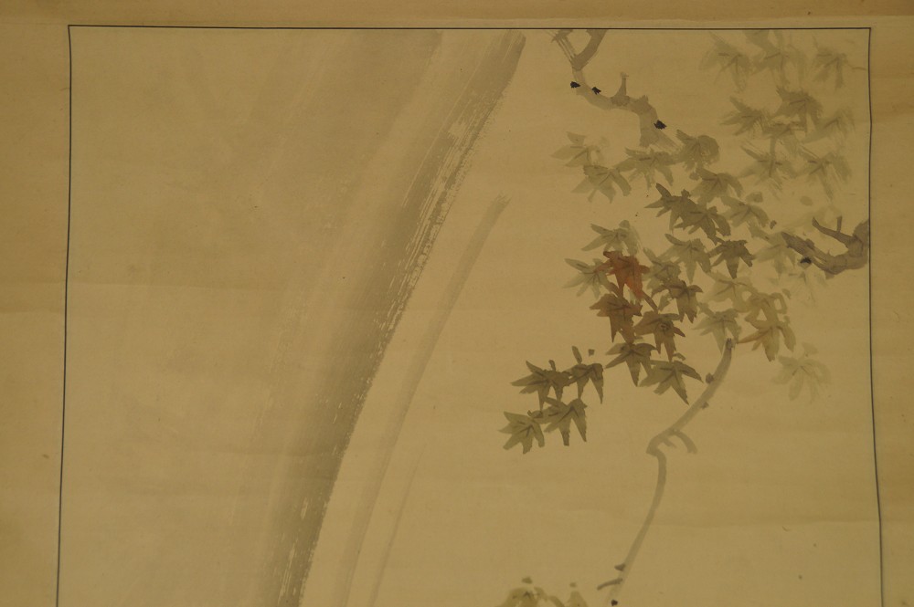 Homme à la cascade par Shodo gros plan du paysage
