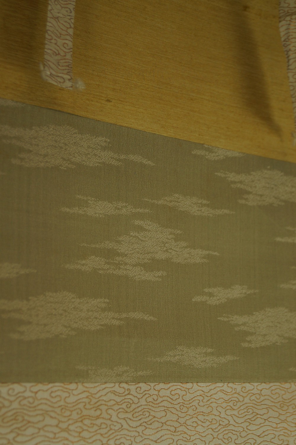 Japanisches Rollbild Herbst Montierungsdetail
