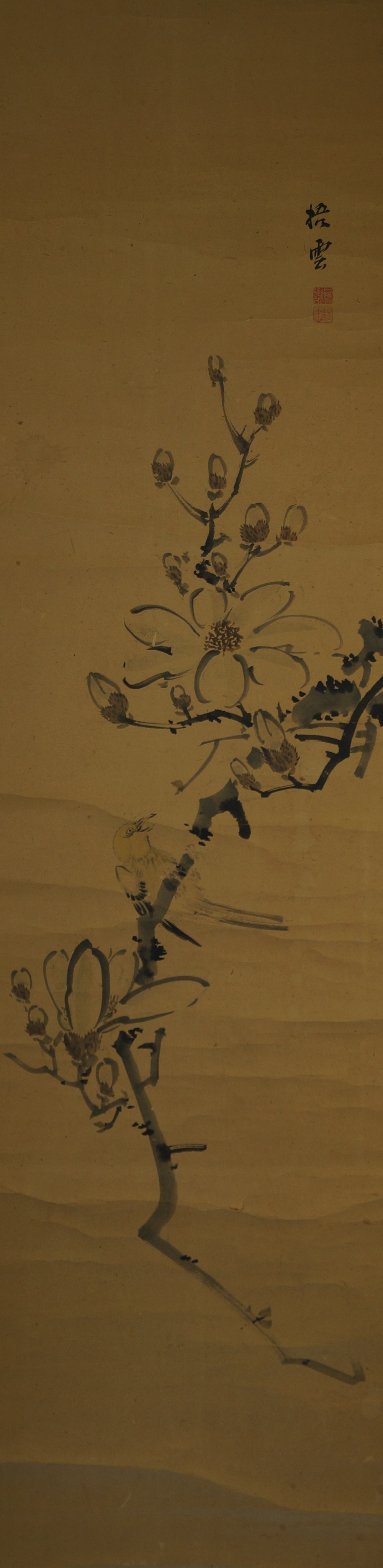 Kakemono Blumen Gesamtmotiv ohne Rahmung