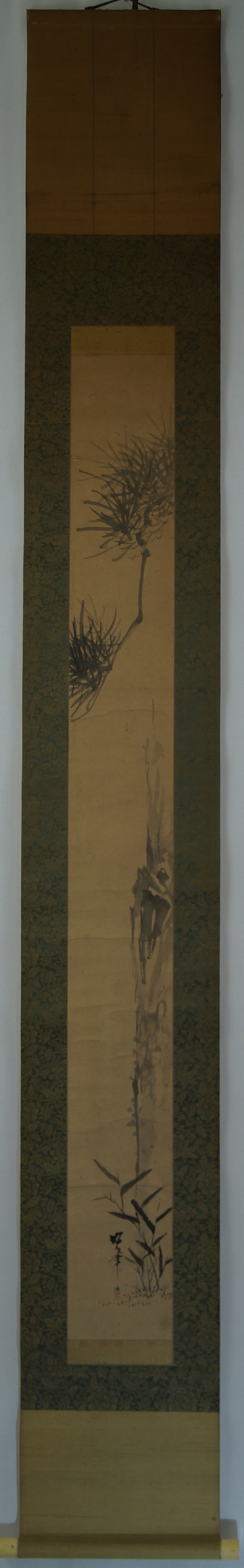 Kakemono Kiefer Gesamtansicht Rollbild