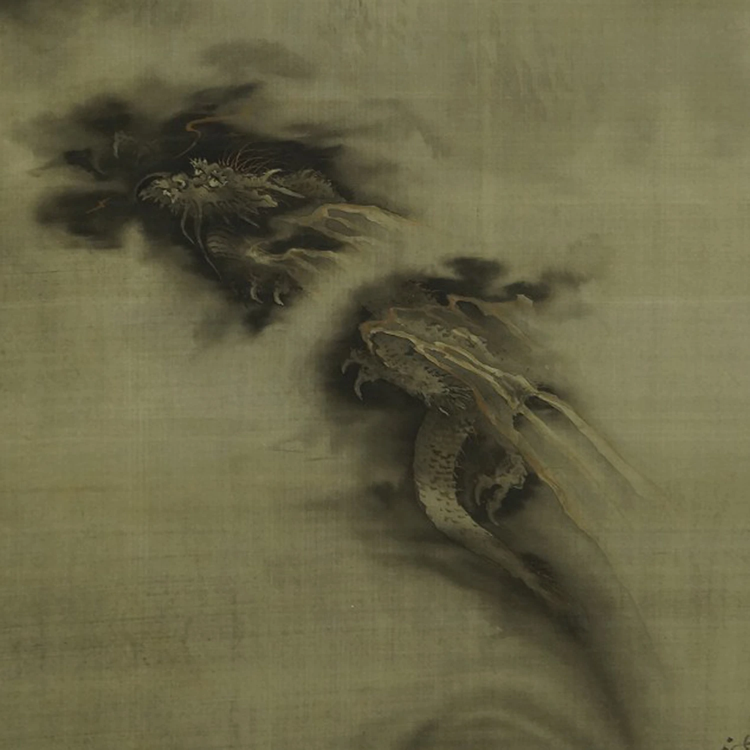Drache am Fuji-San von Tsurumine Sansei Motiv Nahaufnahme Vorschau