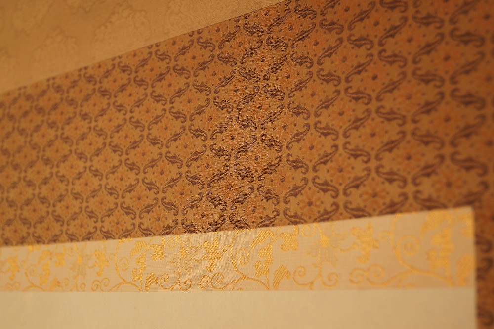 Nachtigall am Sakura Zweig Montierungsdetail