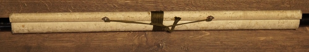 Caligrafía zen enso de Taniuchi Seigan kakemono enrollado