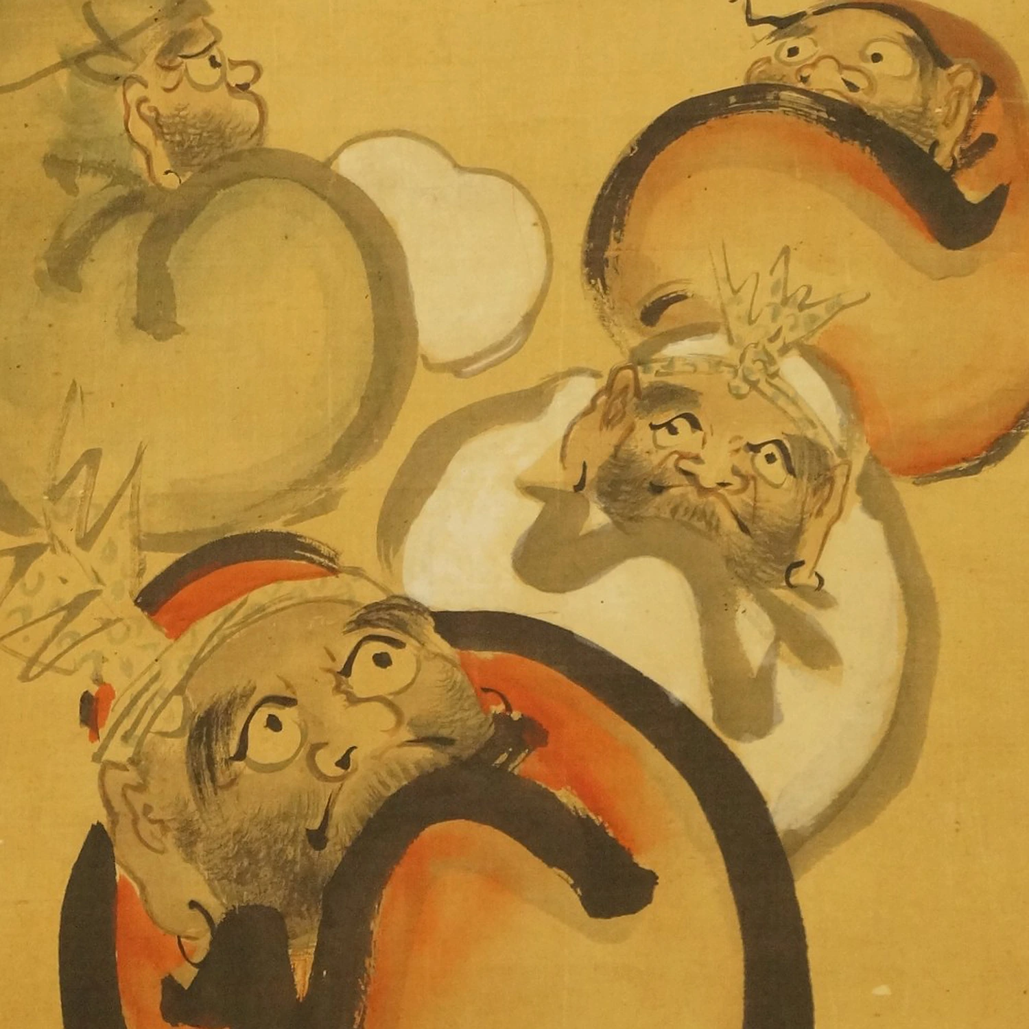 Bodhidharma Motiv Nahaufnahme Vorschau
