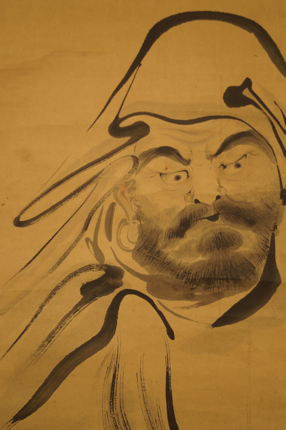 Bodhidharma Kakemono Motiv Nahaufnahme